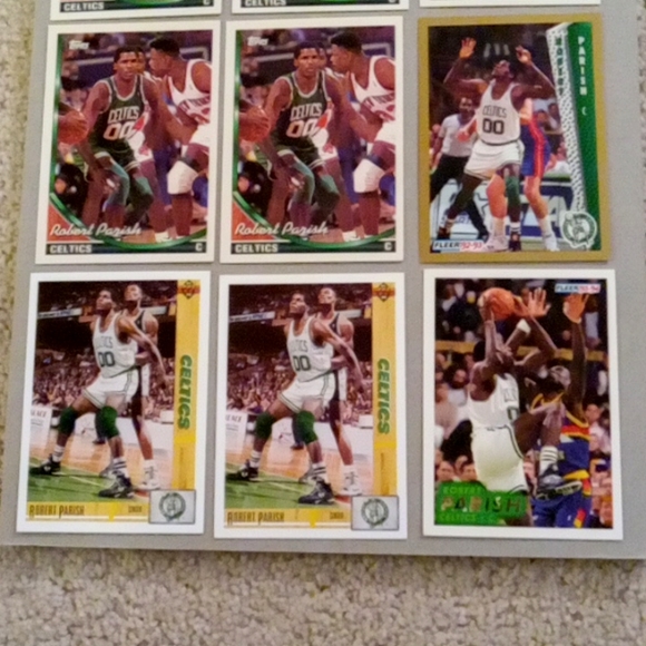 Lot of 26 Robert Parish Boston Celtics basketball cards - Picture 12 of 13